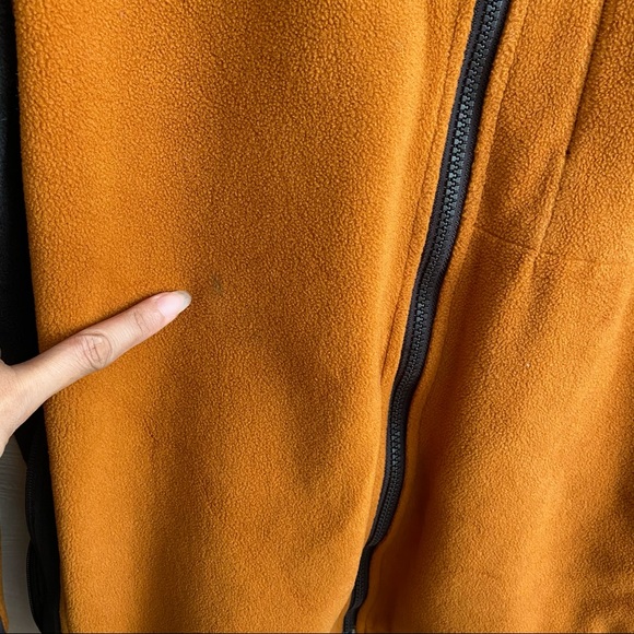 COLUMBIA Orange Fleece Jacket Titanium - Picture 5 of 14